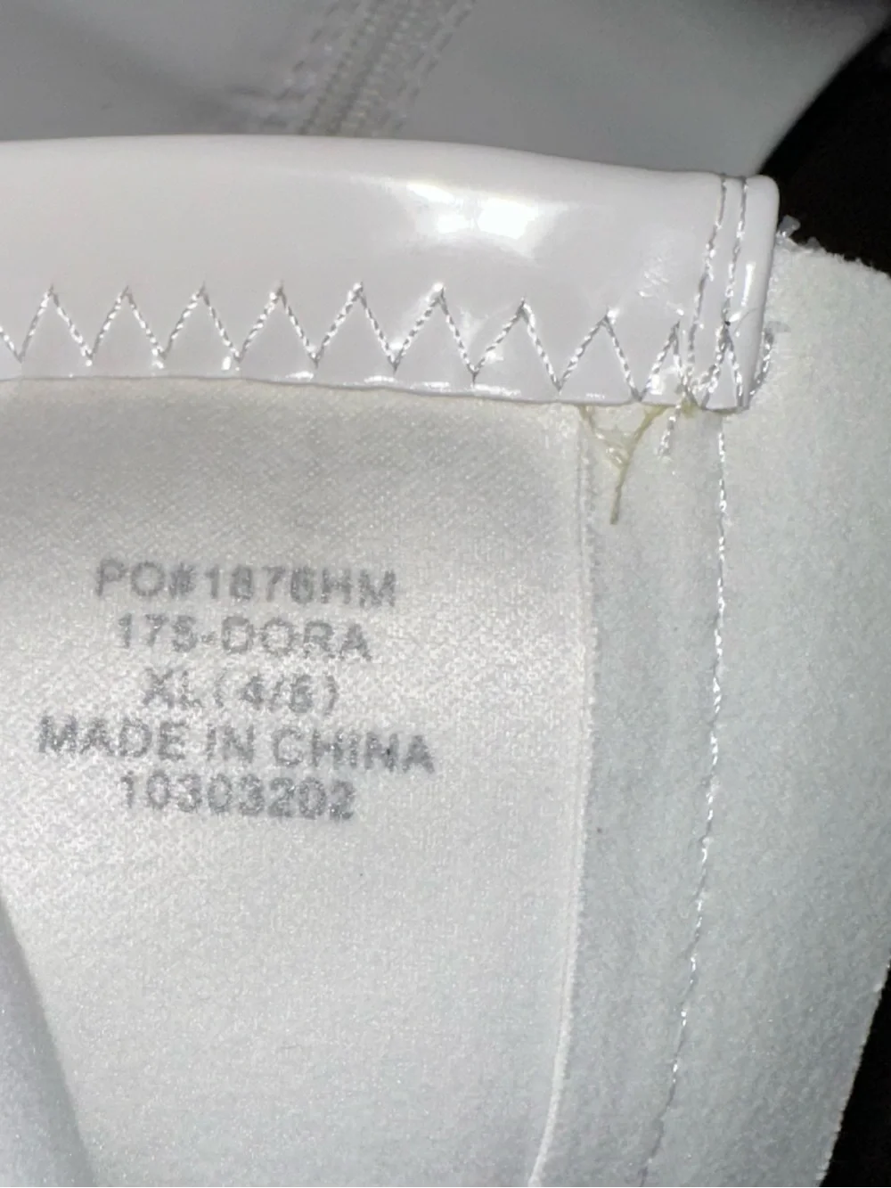 Girl's Patent White Gogo Costume Boots size 4/5 NWOT
